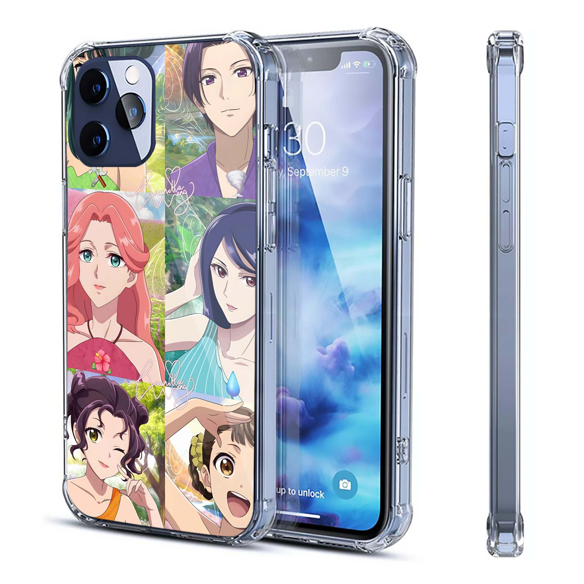 （画像用） 薬屋のひとりごと The Apothecary Diaries 【iPhone 12シリーズ対応】透明スマホケース（クリアソフトケース）